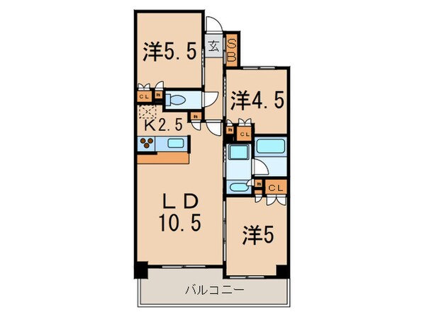 コンフォリア上池台の物件間取画像